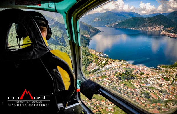 Tour Lago d'Iseo e Sebino in elicottero