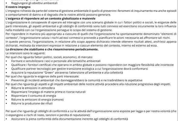 Politica Ambientale