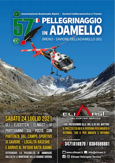 57° Pellegrinaggio in Adamello