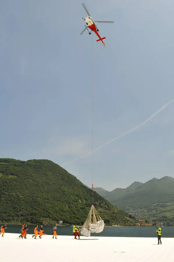 The Floating Piers Felt Transportation